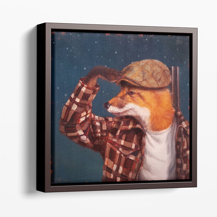 Fox Hunt - Canvas Print Wall Art