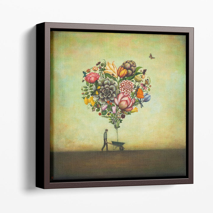 Big Heart Botany - Canvas Print Wall Art