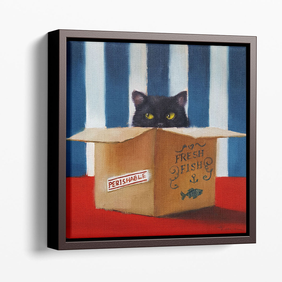 Cat Burglar - Canvas Print Wall Art