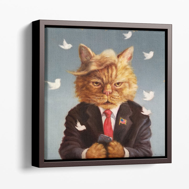 Catty Remarks- Canvas Print Wall Art