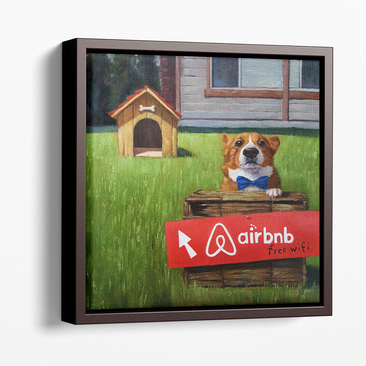 K9 BNB - Canvas Print Wall Art