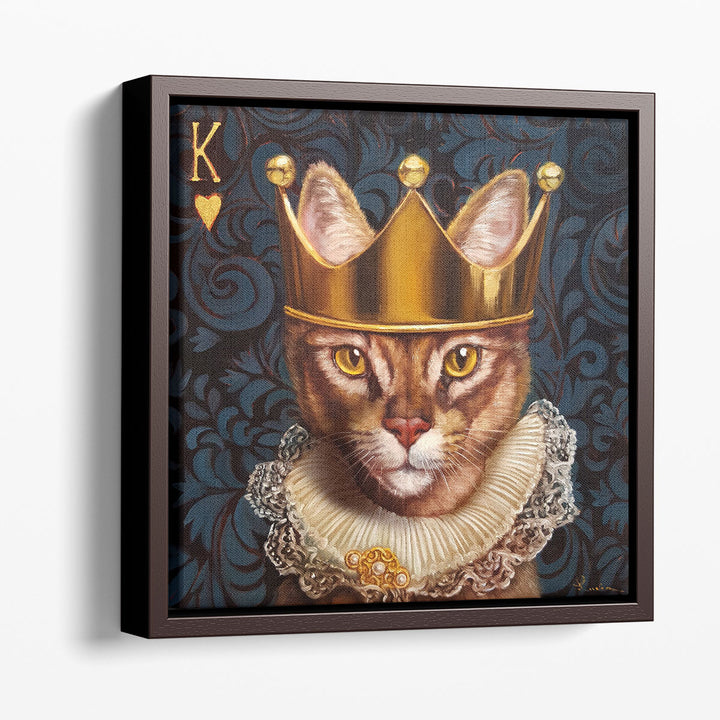 King of Hearts - Canvas Print Wall Art