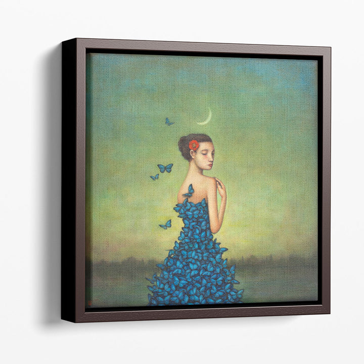 Metamorphosis in Blue- Canvas Print Wall Art