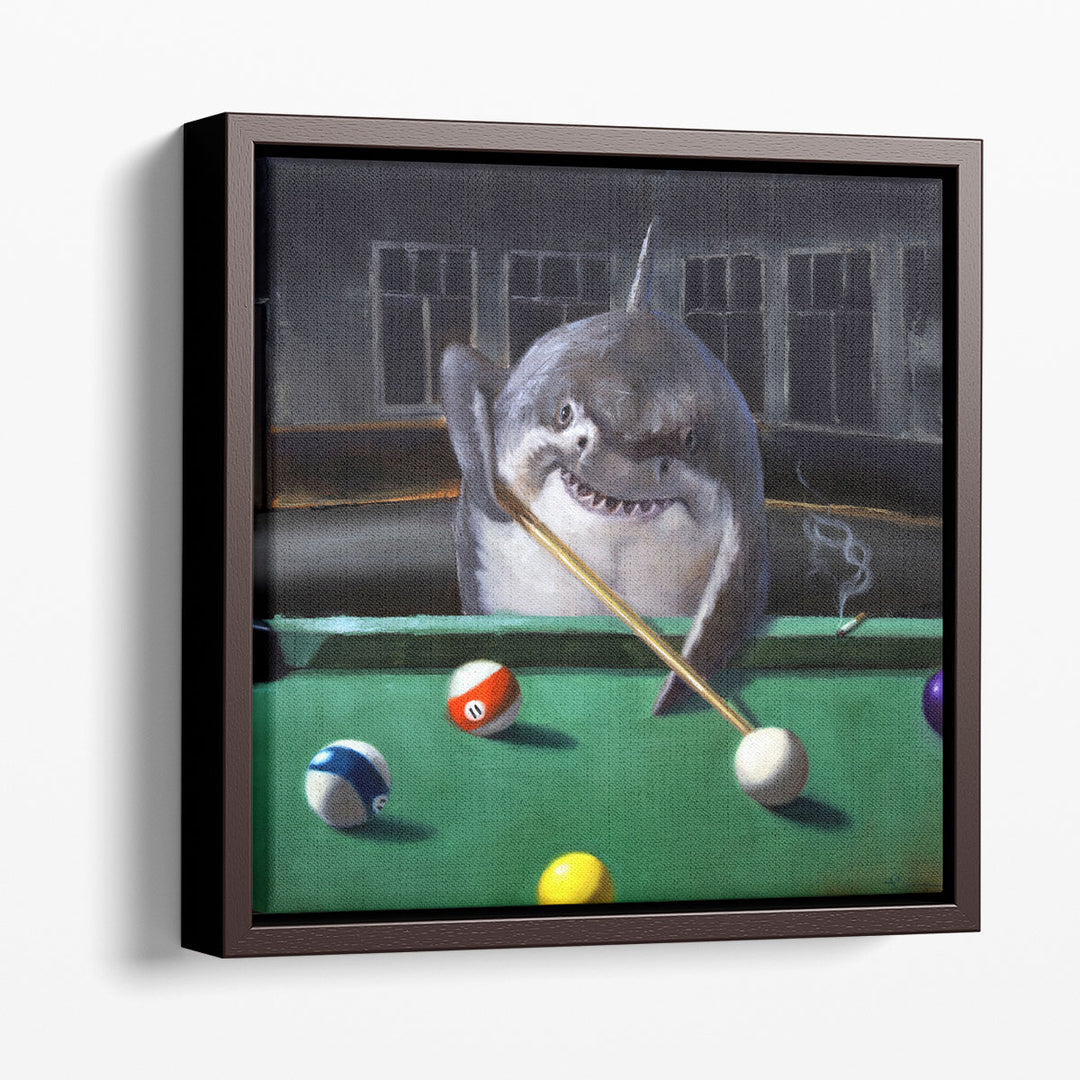 Pool Shark - Canvas Print Wall Art