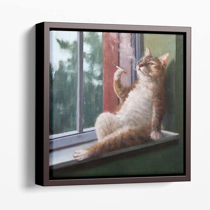 Rainy Day Blues - Canvas Print Wall Art