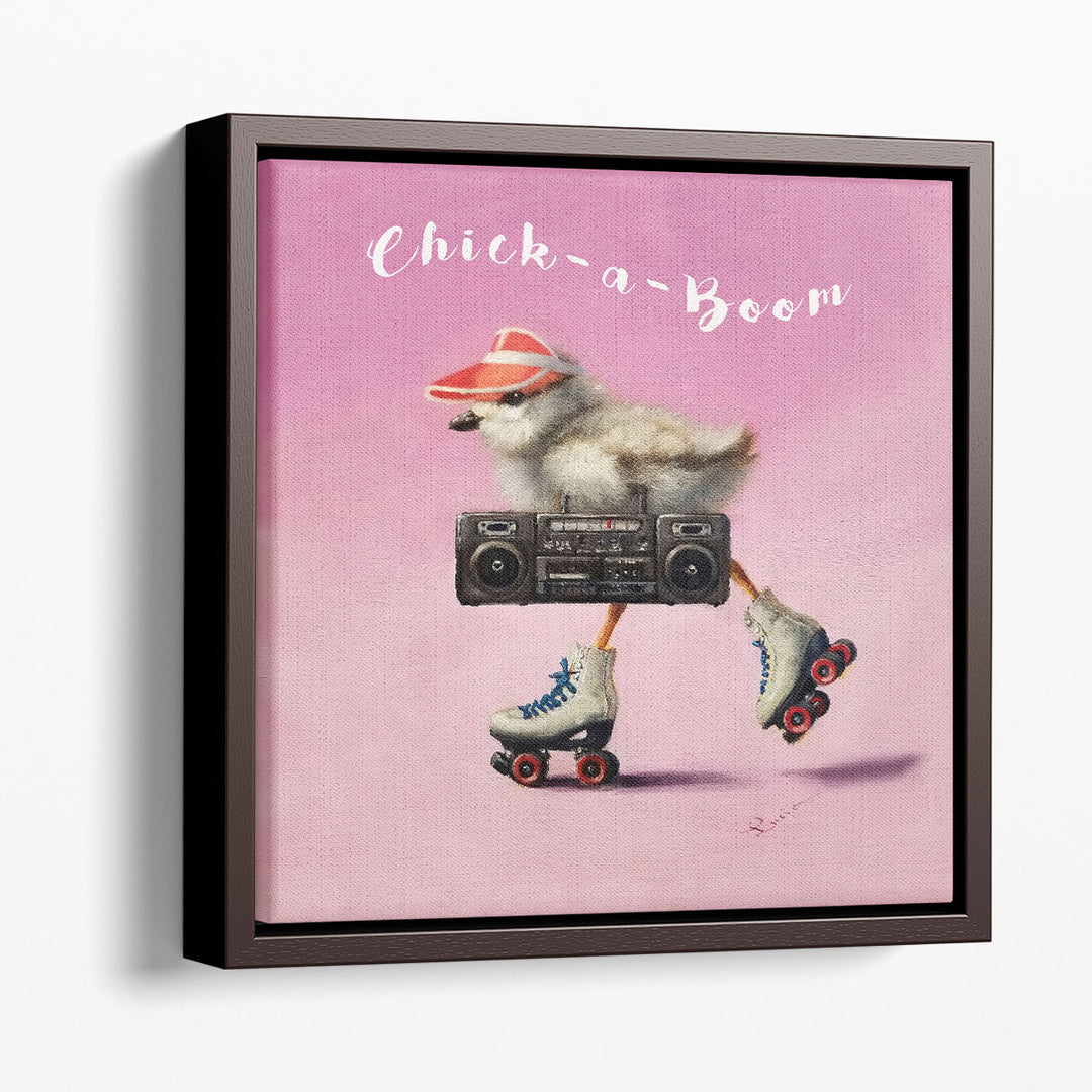 Roller Chick - Canvas Print Wall Art