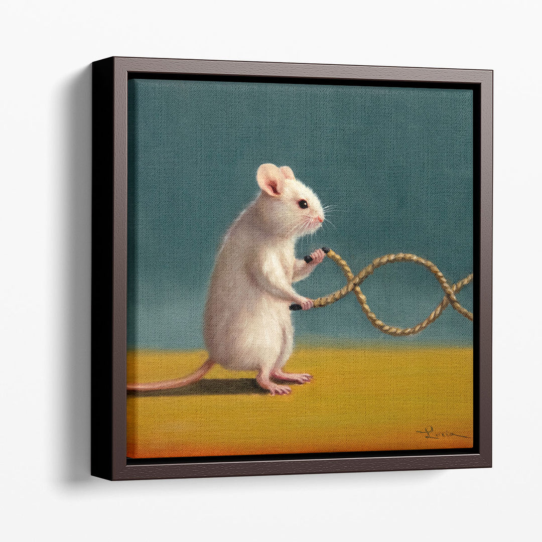 Gym Rat Battle Rope - Canvas Print Wall Art
