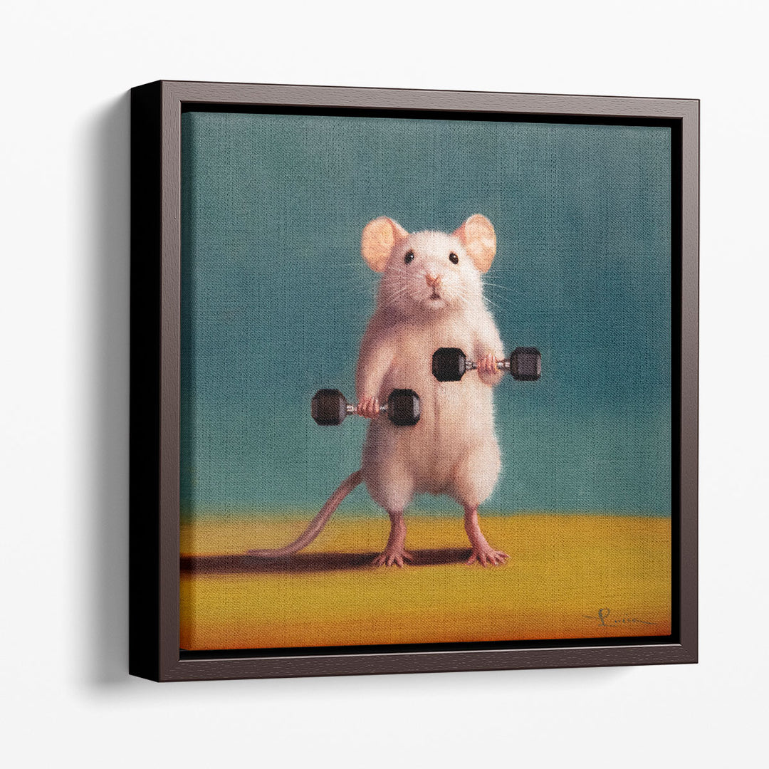Gym Rat Biceps - Canvas Print Wall Art