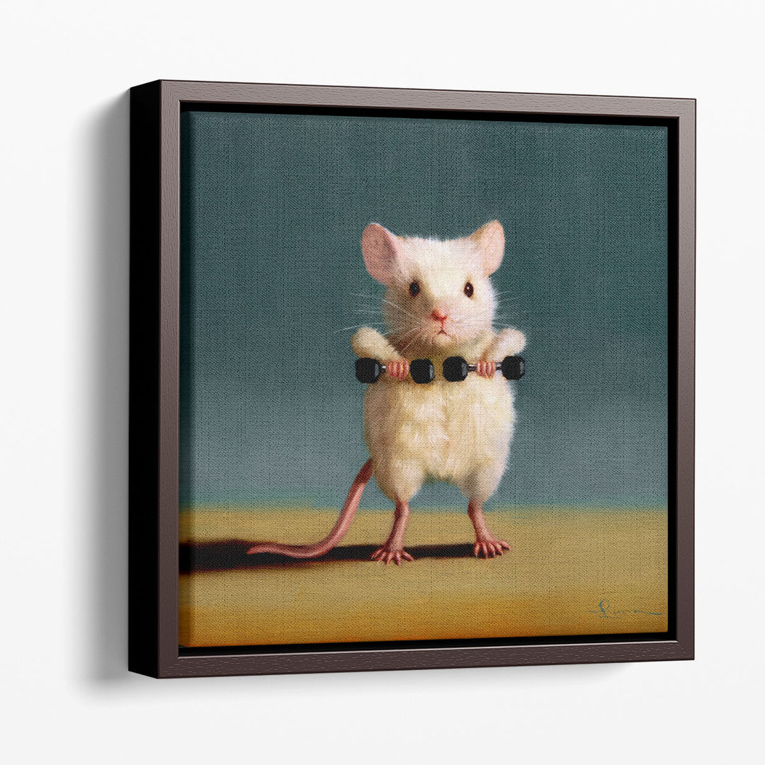 Gym Rat Upright Row - Canvas Print Wall Art