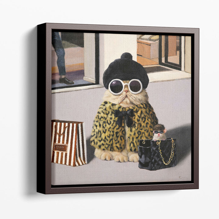 Retail Therapy - Canvas Print Wall Art