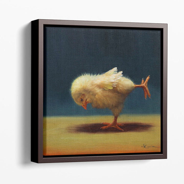 Yoga Chick Airplane - Canvas Print Wall Art