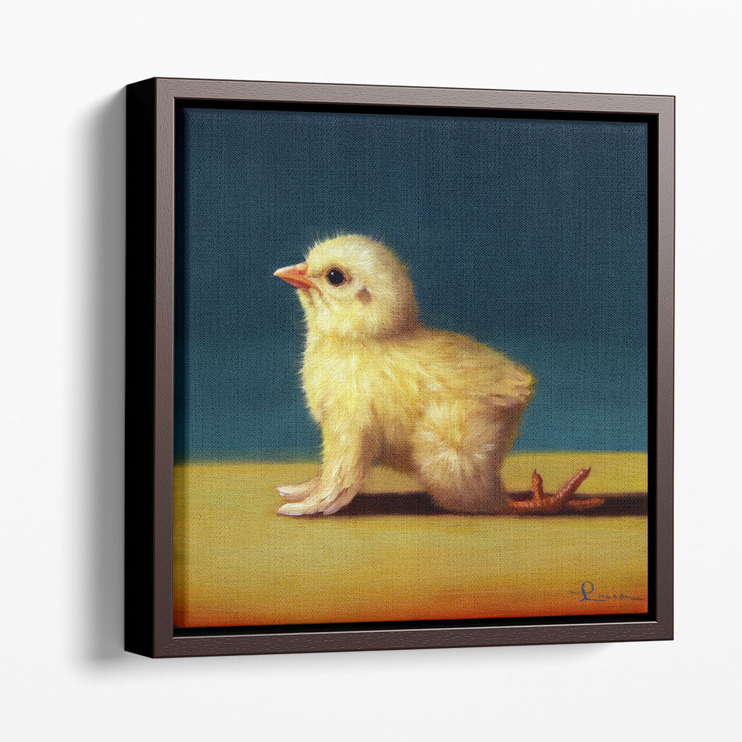 Yoga Chick Cow - Canvas Print Wall Art