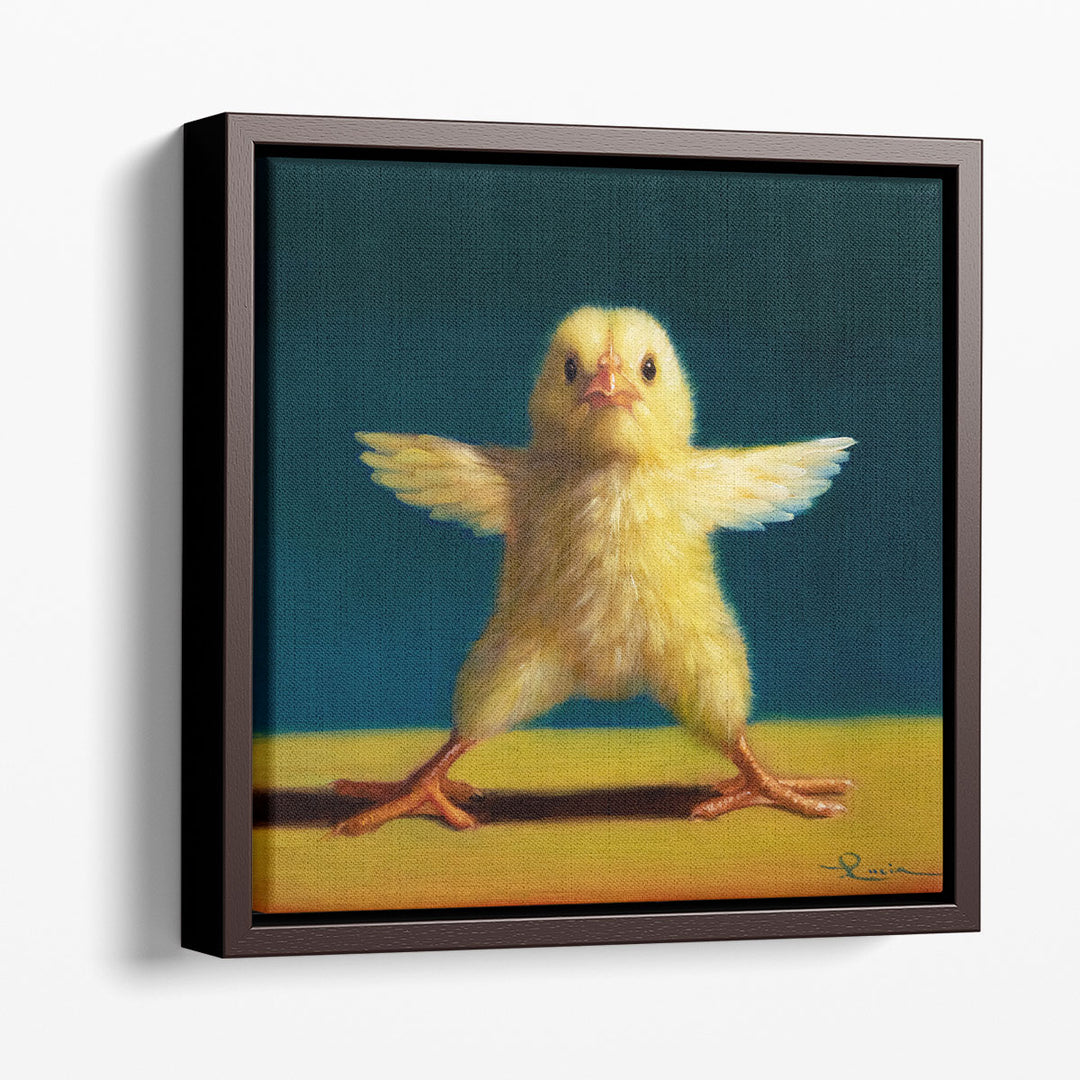 Yoga Chick Star - Canvas Print Wall Art