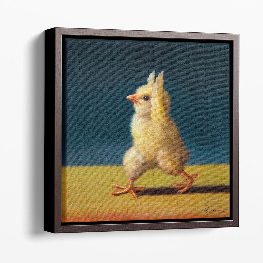 Yoga Chick Warrior 1 - Canvas Print Wall Art