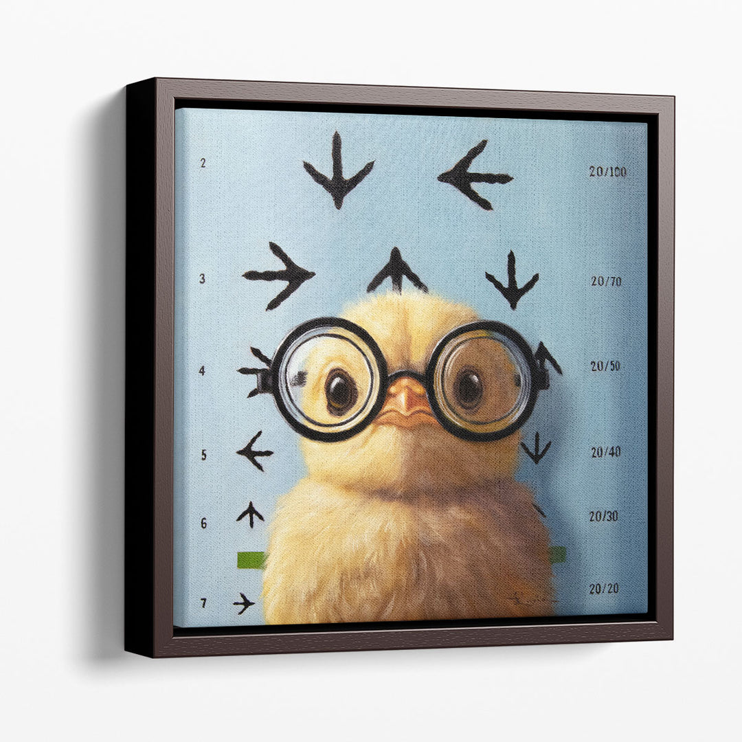 Four Eyes Chick II - Canvas Print Wall Art