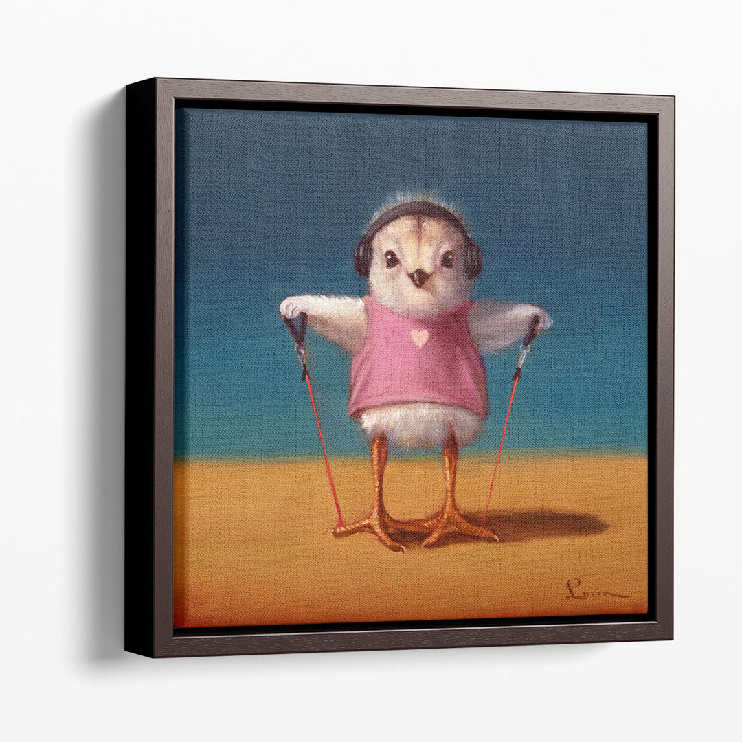 Lateral Raise Chick - Canvas Print Wall Art