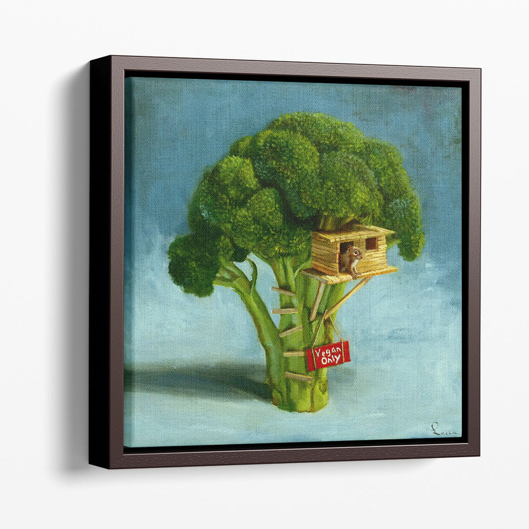 Vegan Only - Canvas Print Wall Art