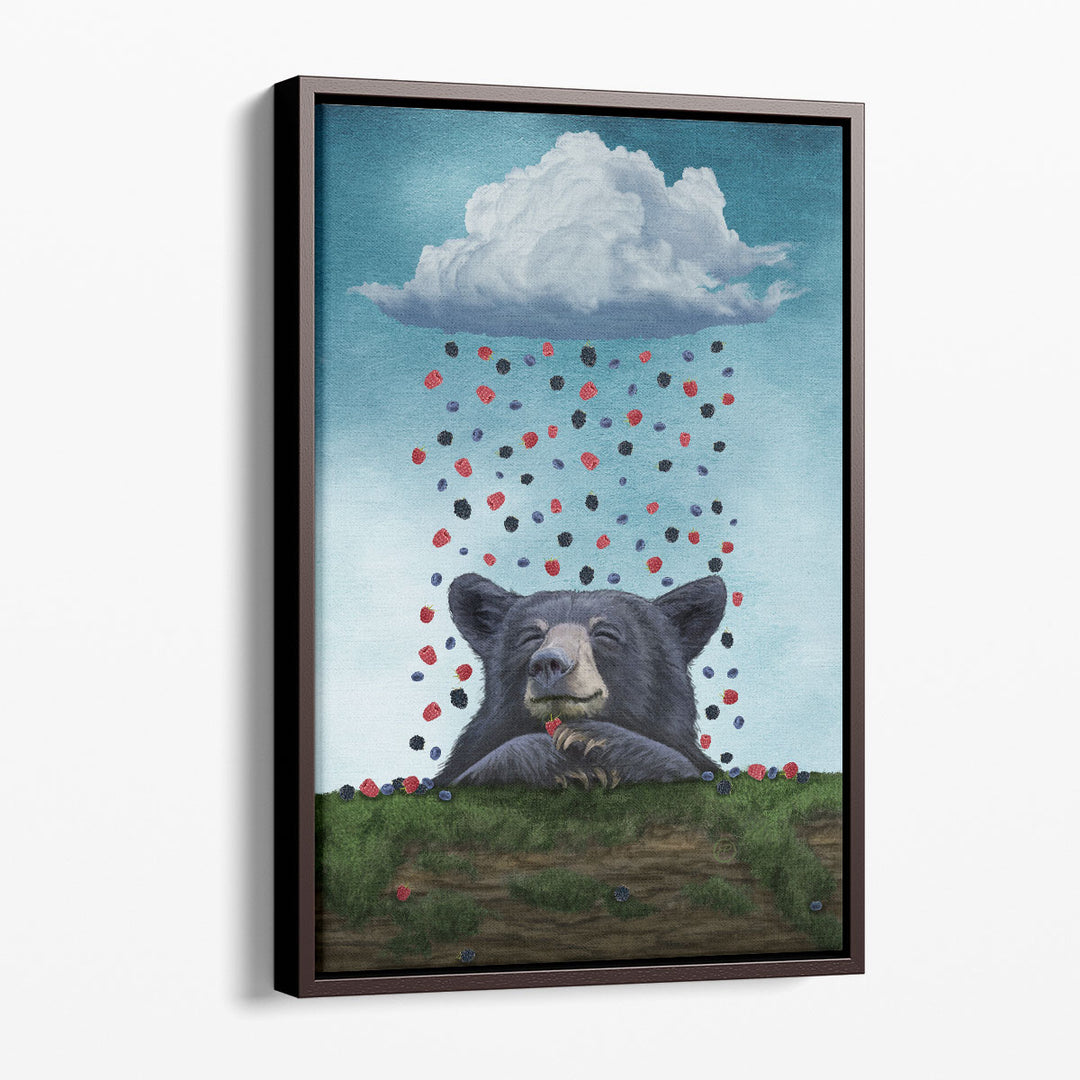 A Bear's Dream - Canvas Print Wall Art