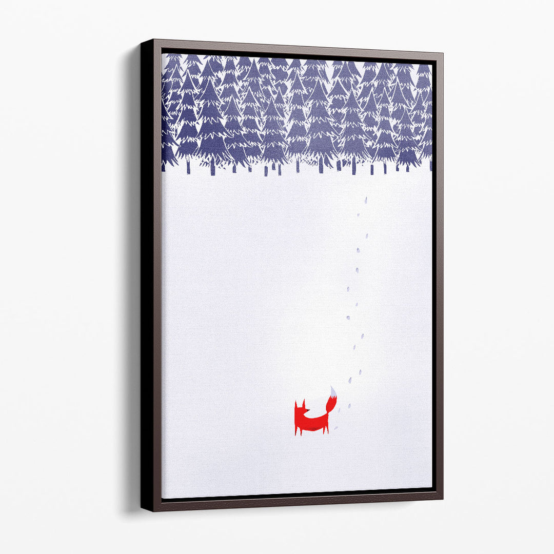 Alone In The Forest - Canvas Print Wall Art