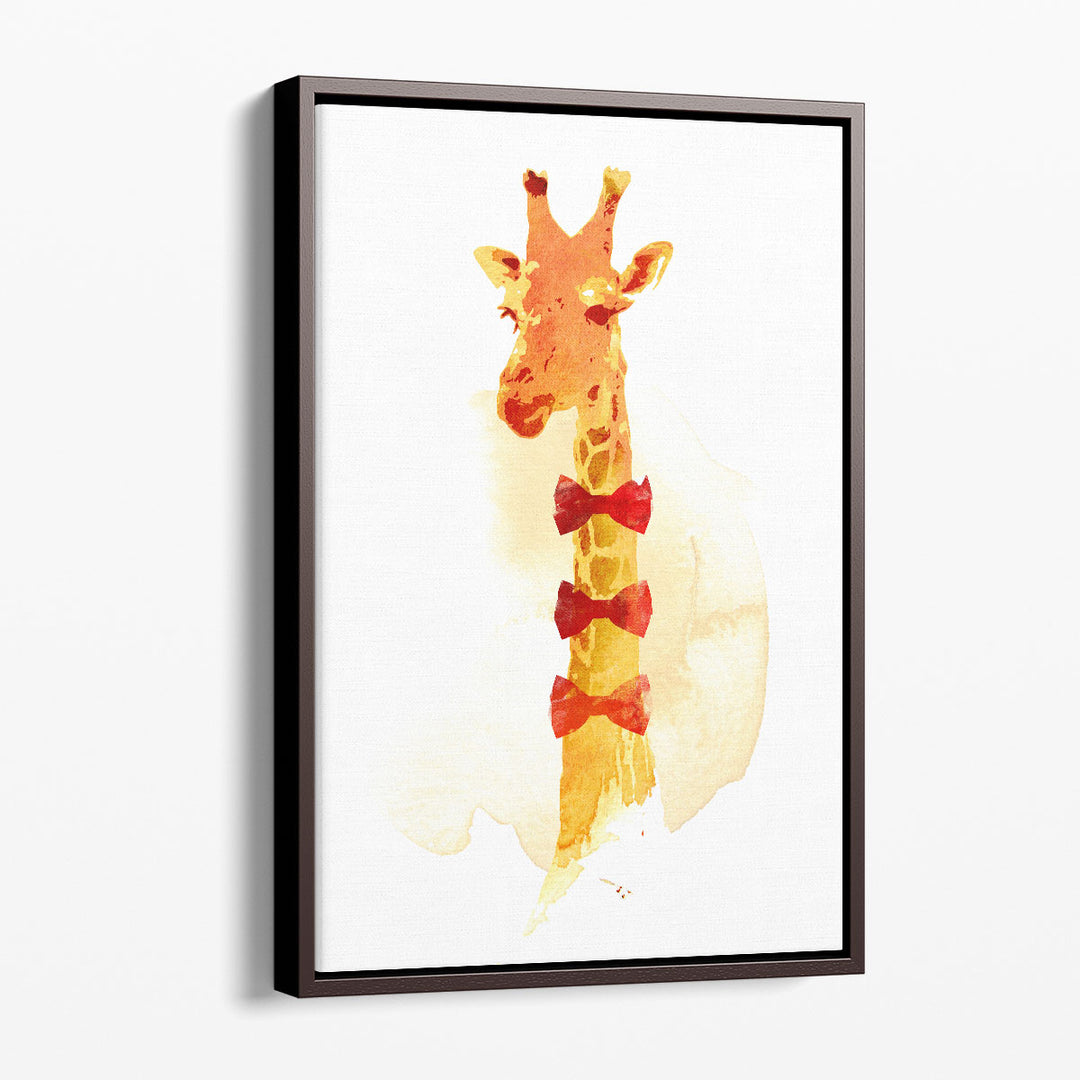 Elegant Giraffe - Canvas Print Wall Art