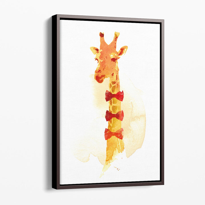 Elegant Giraffe - Canvas Print Wall Art