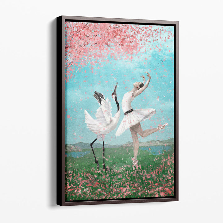 Contemporary landscape prints featuring girl and nature