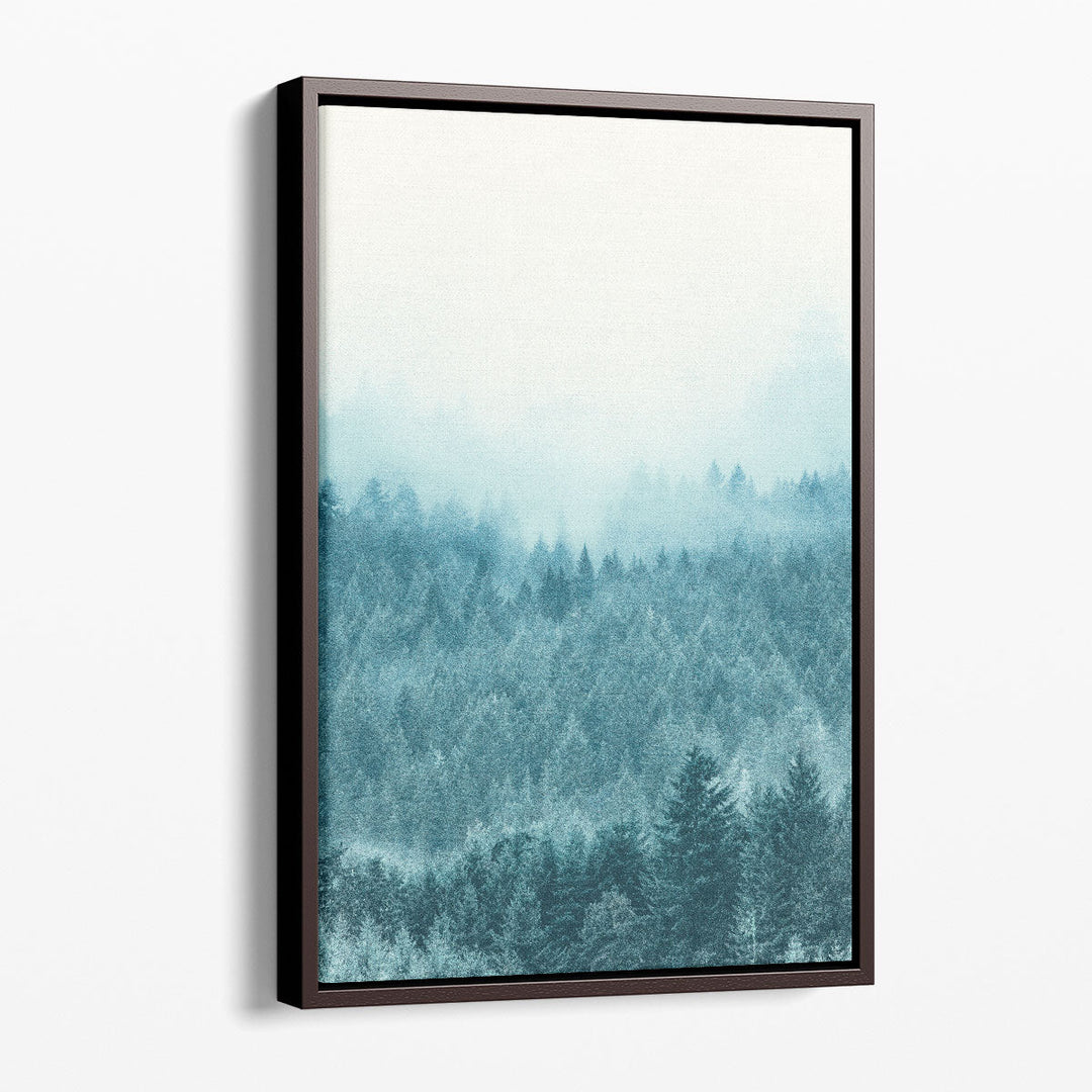 Foggy Forest - Canvas Print Wall Art