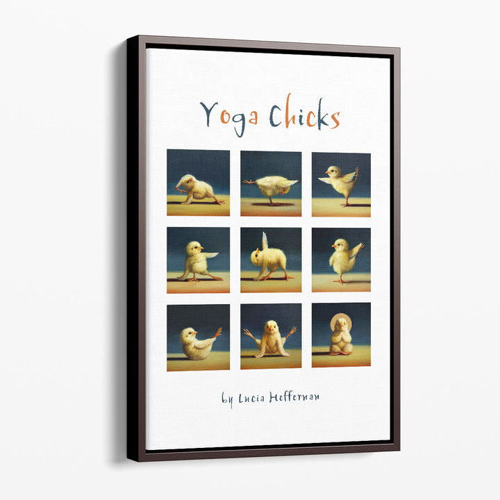Yoga Chicks Collage - Canvas Print Wall Art