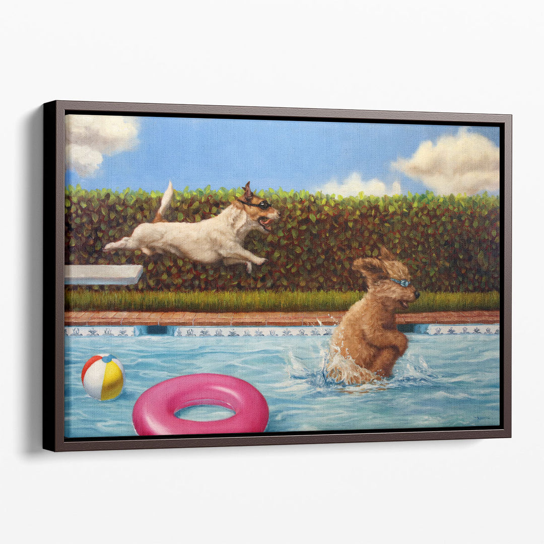 Pool Party II - Canvas Print Wall Art