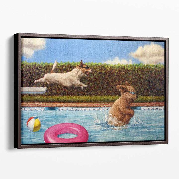 Pool Party II - Canvas Print Wall Art
