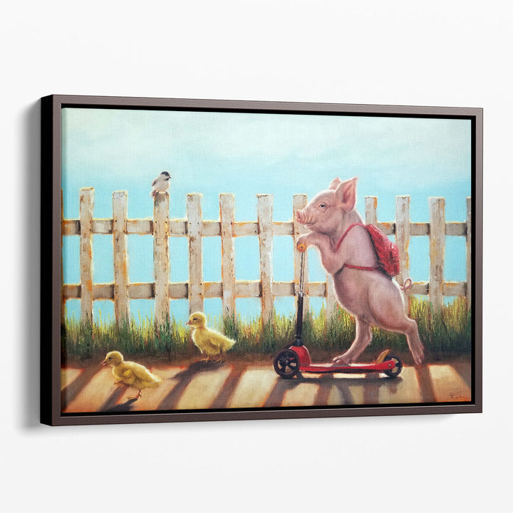 Summer Stroll - Canvas Print Wall Art