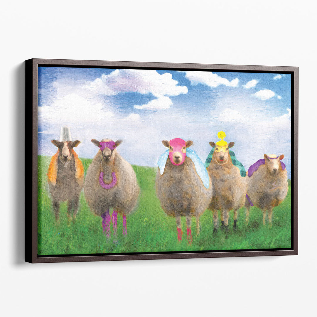 SuperSheep Ew-Nighted - Canvas Print Wall Art