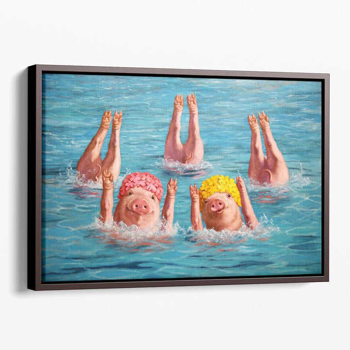Water Ballet - Canvas Print Wall Art