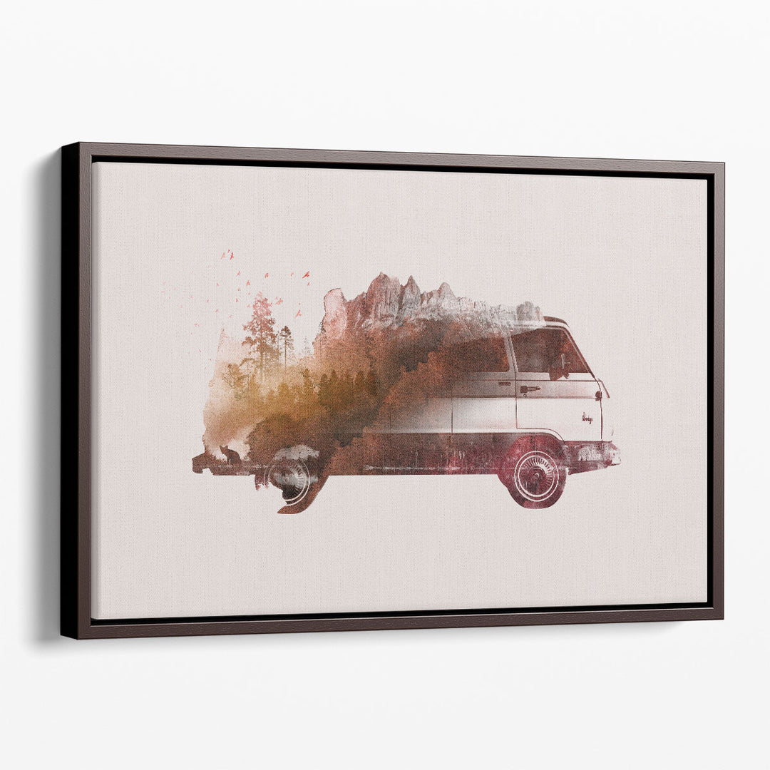 Drive Me Back Home 1 - Canvas Print Wall Art