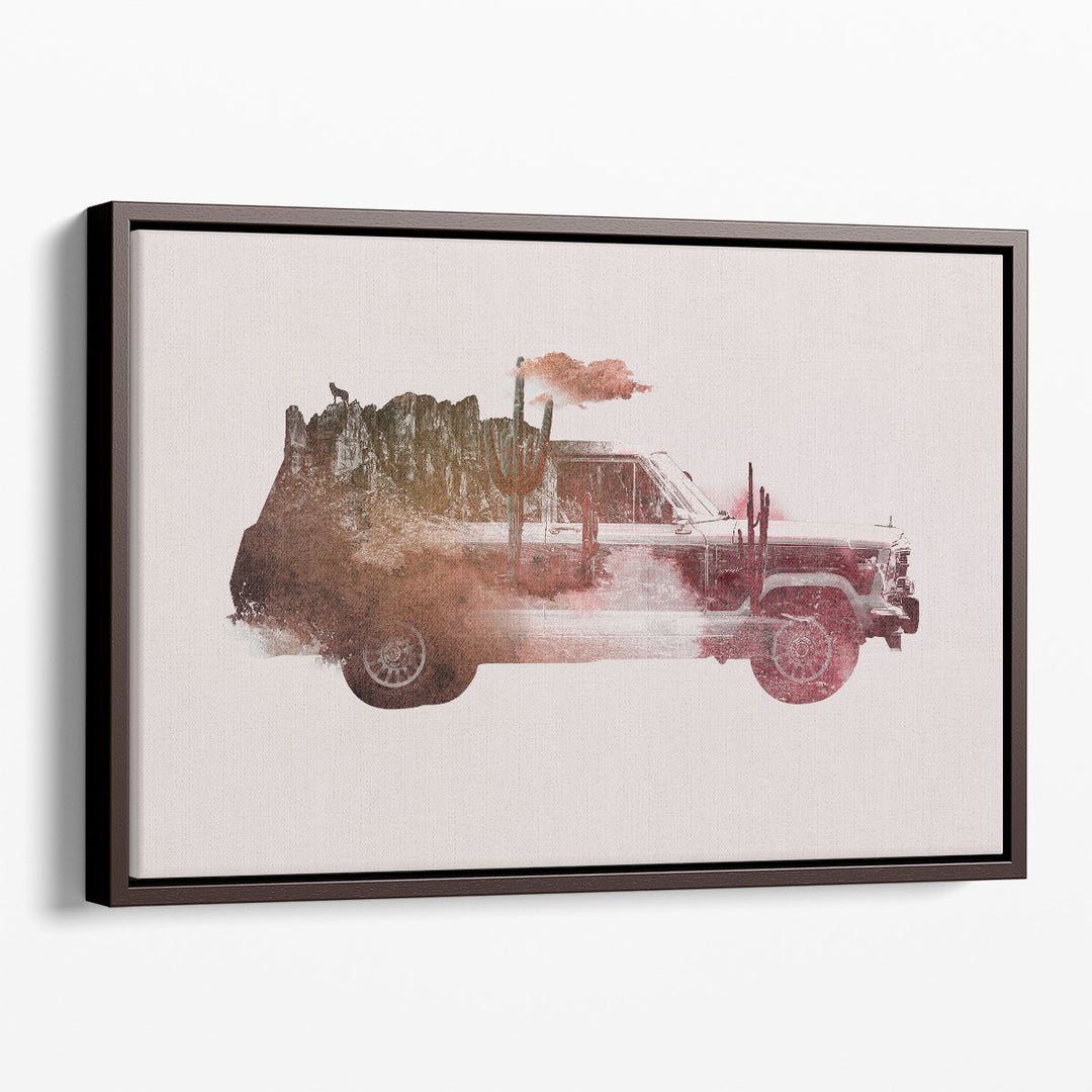 Drive Me Back Home 2 - Canvas Print Wall Art