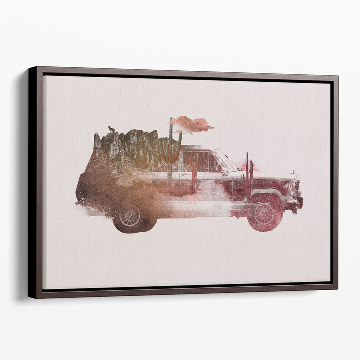 Drive Me Back Home 2 - Canvas Print Wall Art