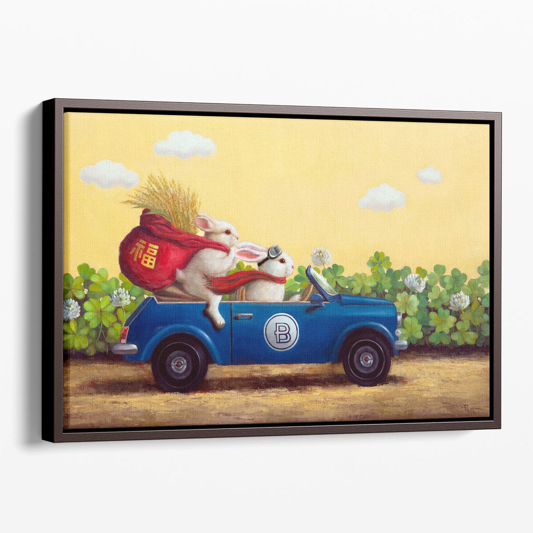 Family Drive - Canvas Print Wall Art