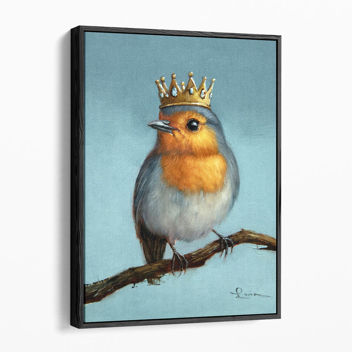 Royal Robin - Canvas Print Wall Art