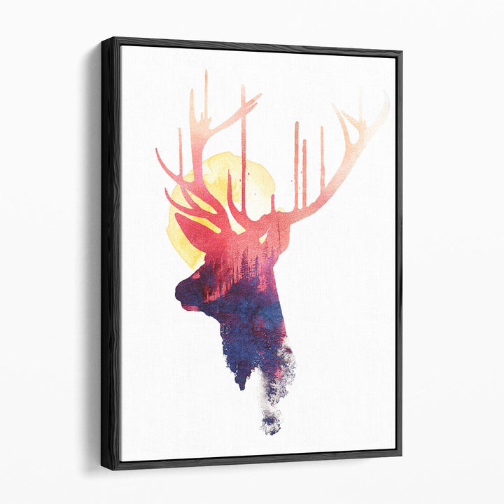 The Burning Sun - Canvas Print Wall Art