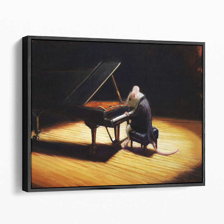 Little Pianist - Canvas Print Wall Art