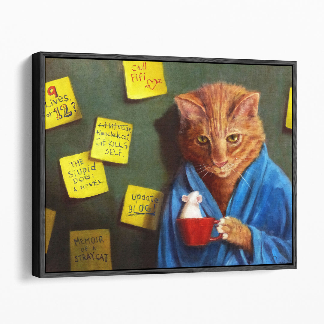 Writers Block - Canvas Print Wall Art