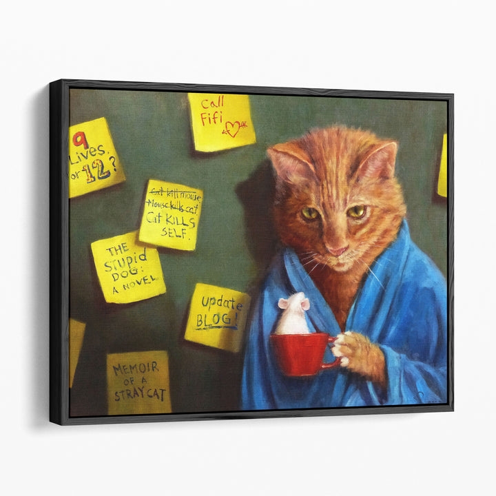 Writers Block - Canvas Print Wall Art