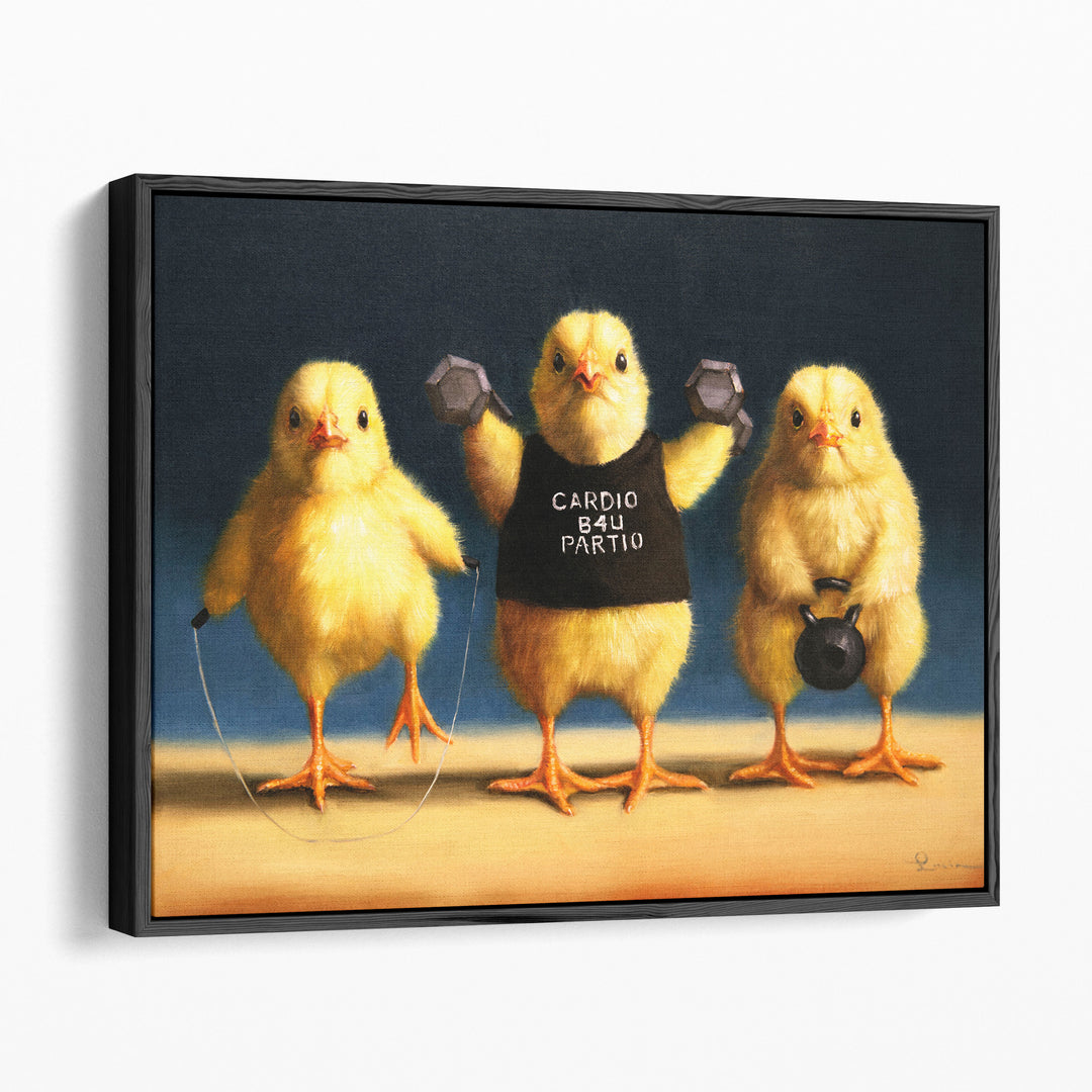 Cardio Chicks - Canvas Print Wall Art