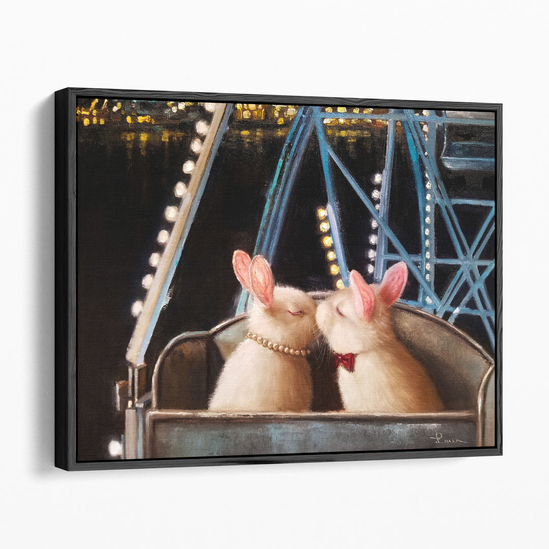 First Kiss - Canvas Print Wall Art