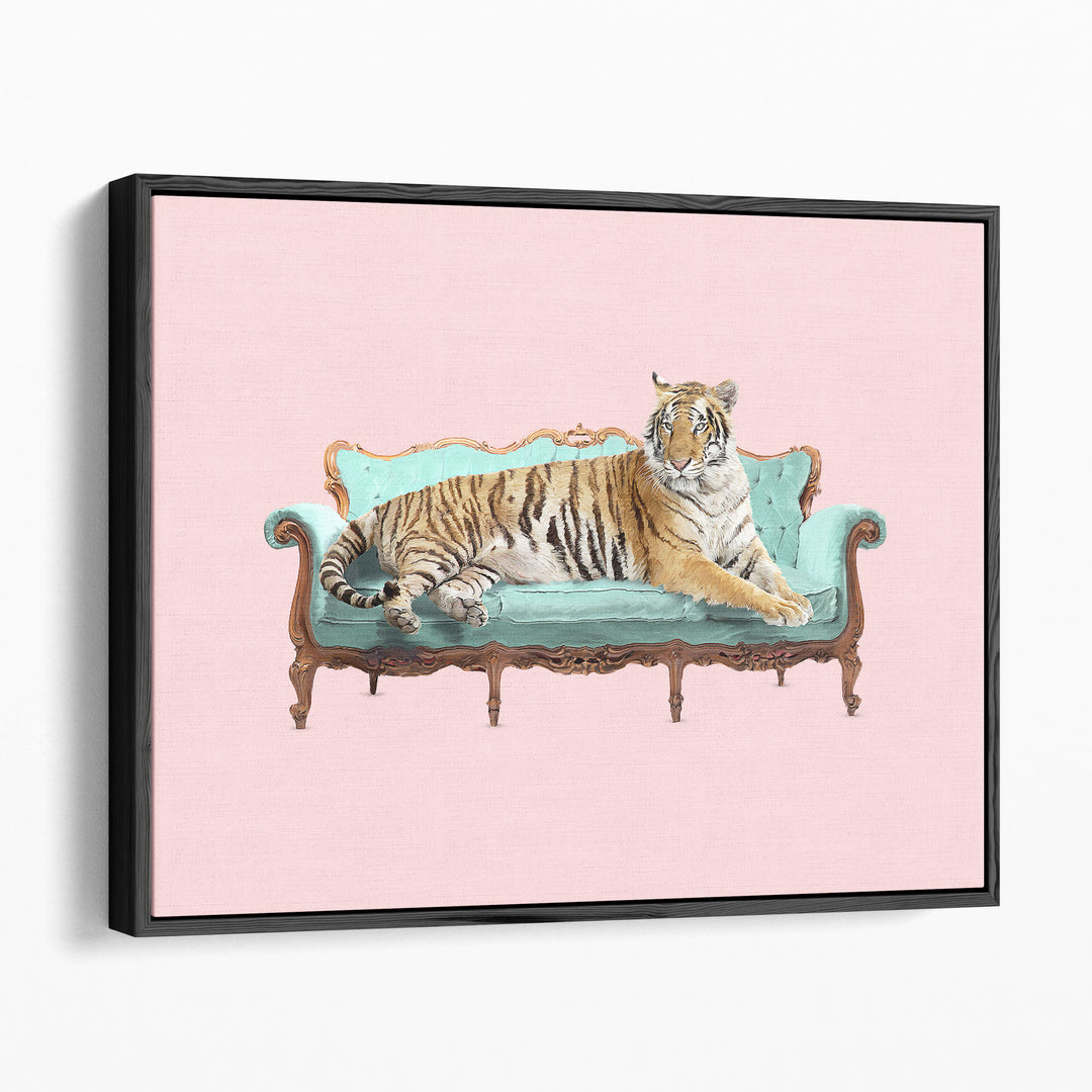 Lazy Tiger - Canvas Print Wall Art