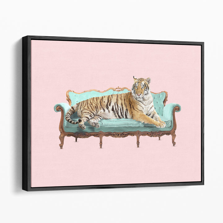 Lazy Tiger - Canvas Print Wall Art