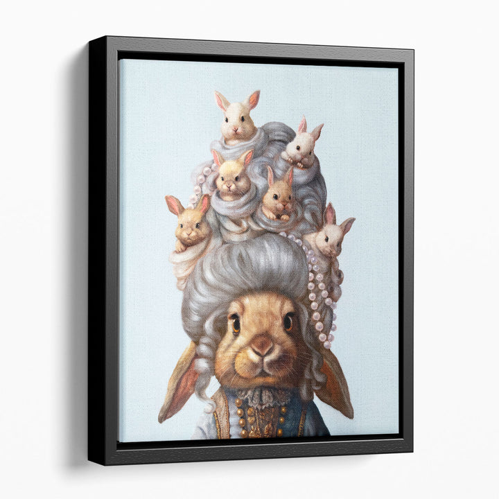 Full Head of Hares - Canvas Print Wall Art