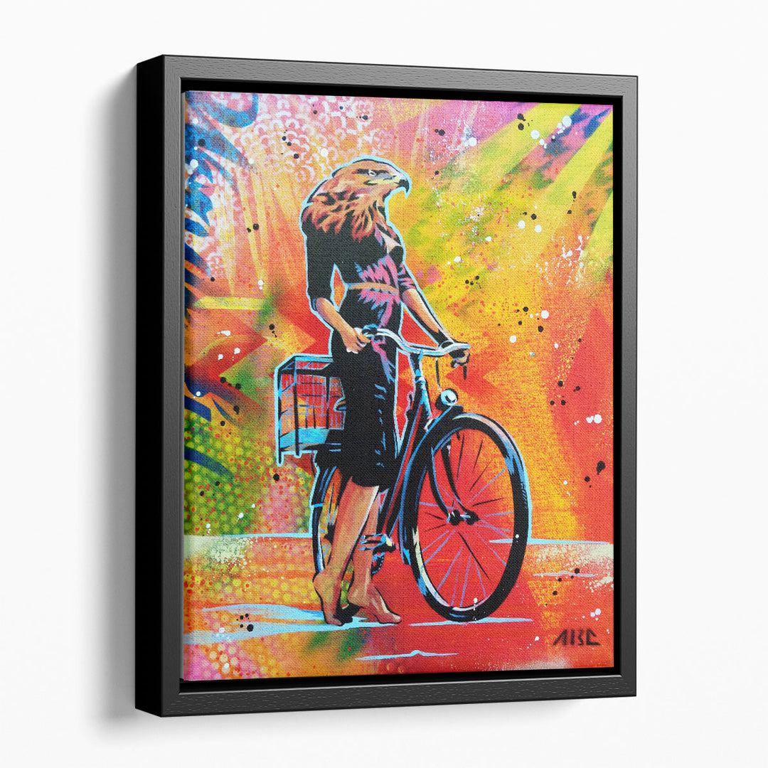 Cycle Soaring - Canvas Print Wall Art