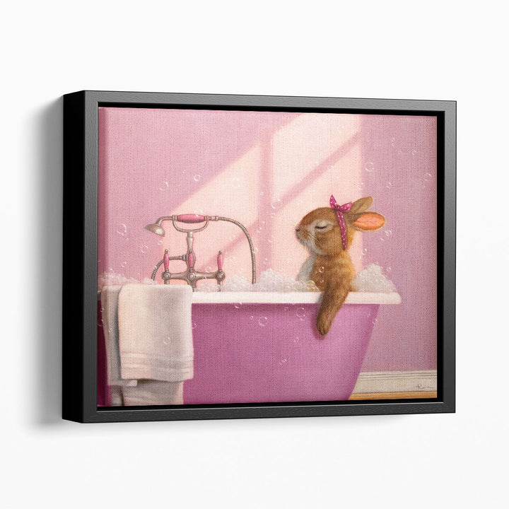 The Bubble Bath - Canvas Print Wall Art