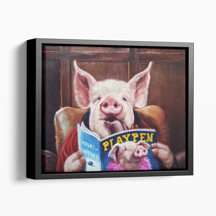 Male Chauvinist Pig - Canvas Print Wall Art